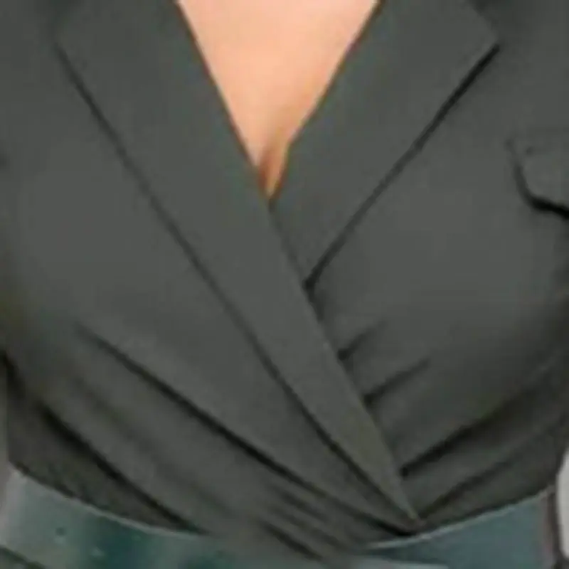 Винтажное элегантное офисное женское черное плиссированное платье средней