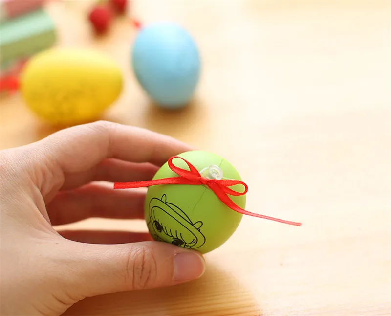1 шт. DIY креативная картина Яйцо мультфильм красочное яйцо ручка цвета воды Набор Развивающие игрушки подарки для детей ребенок