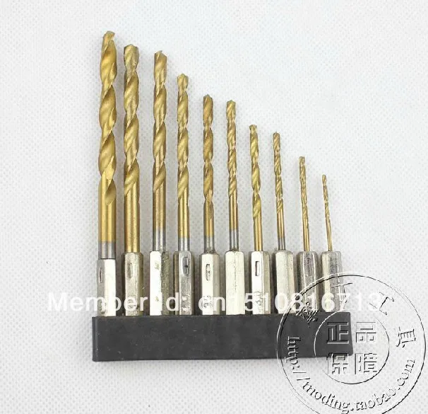 10 шт. профессиональная быстрая смена 1/4 &quotВысокоскоростная сталь с шестигранным