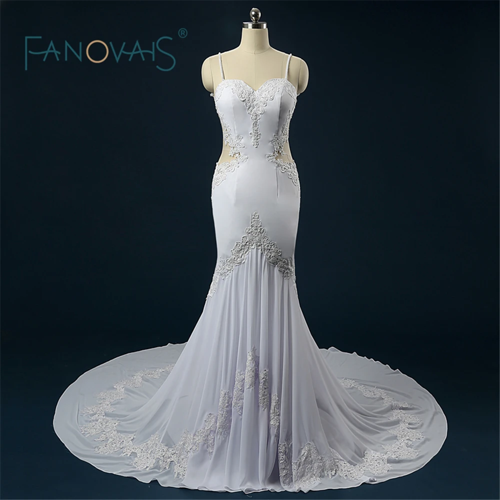 Женское платье с кружевной аппликацией abito da sposa чудесное для свадьбы в стиле бохо