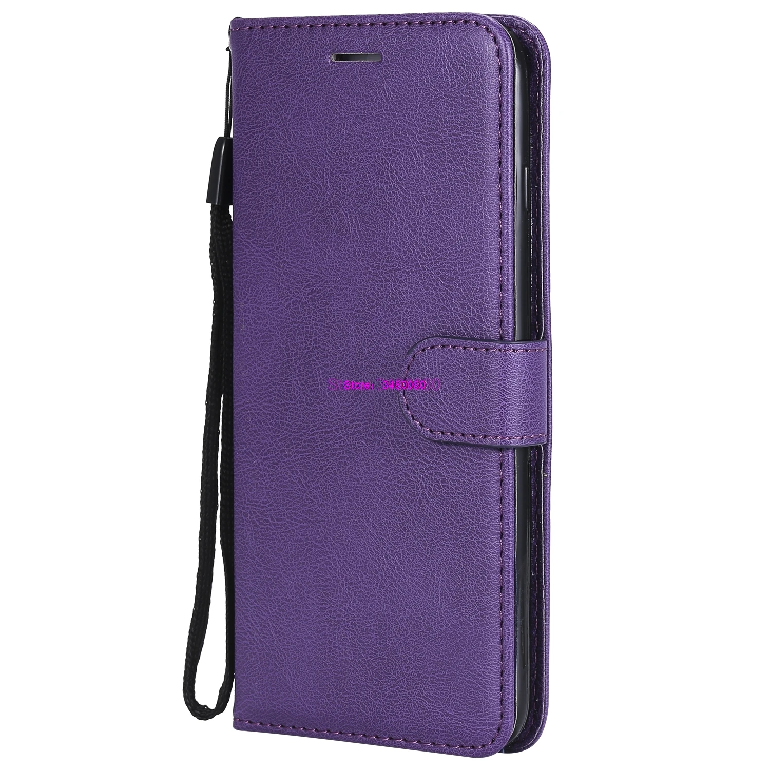 Purple Магнитный флип-чехол для LG K8 2017X240X240 с подставкой, модный однотонный кожаный чехол для телефона LG K 8 LGX240 LG-x240 - Цвет: Purple