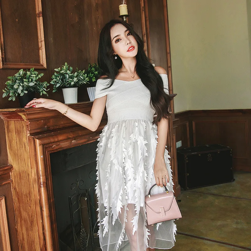 Женское платье с цветочным принтом CASMOR длинное облегающее в стиле пэчворк 2018 |