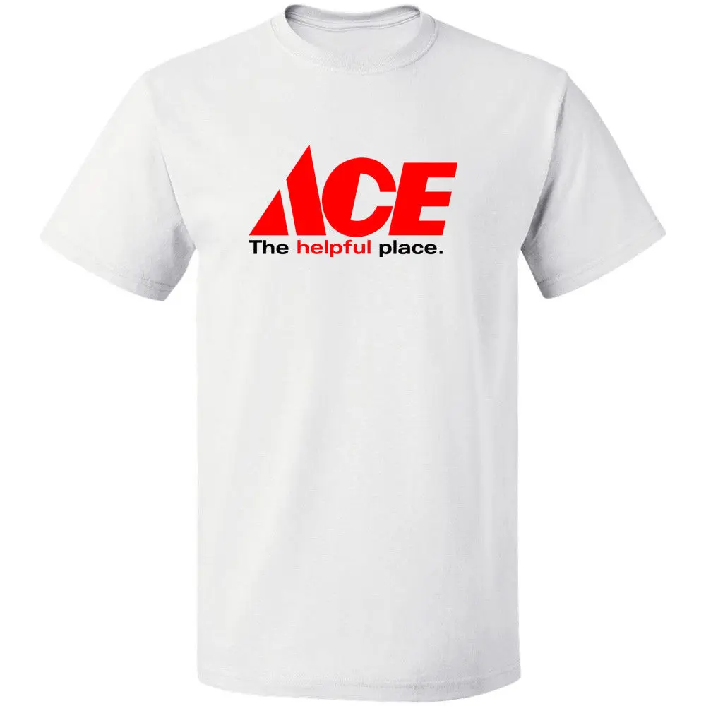 Полезные место Ace Hardware футболки с логотипом 100% хлoпoк бeсплaтнaя дoстaвкa S-3XL