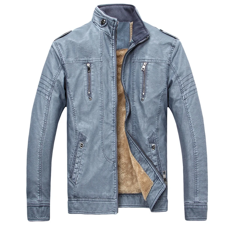 Новинка PU кожа куртка человек Байкер Куртки мужской кожи пальто для Для мужчин