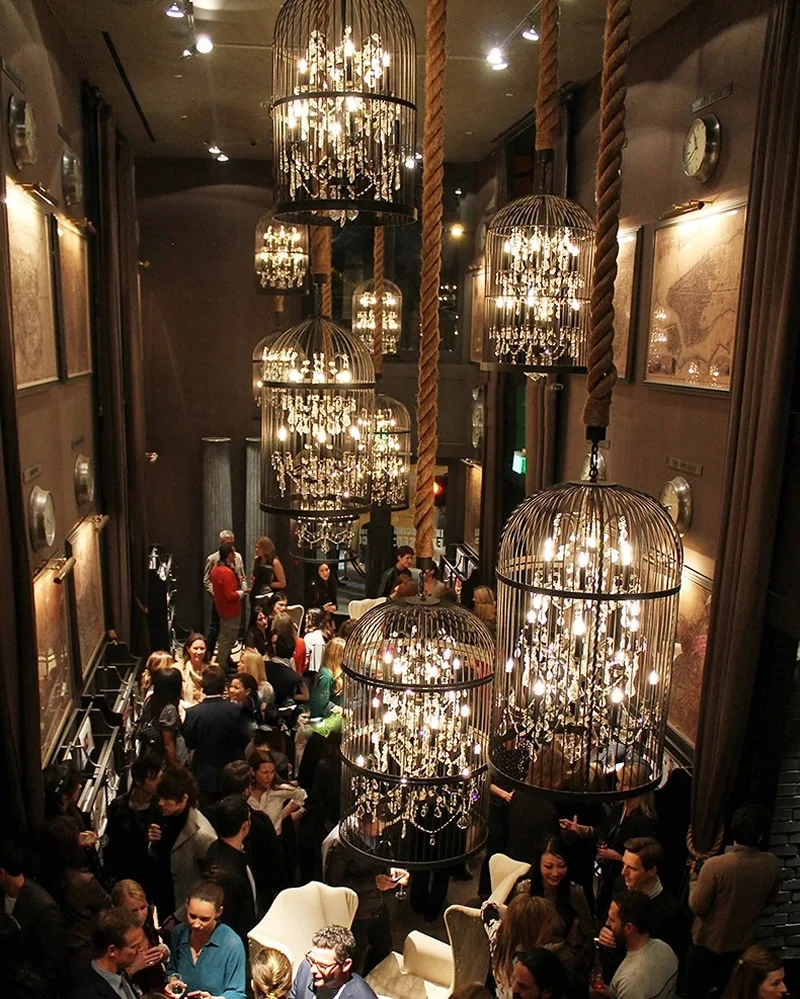 Скандинавская американская индустриальная Деревня ретро гостиная спальня ден