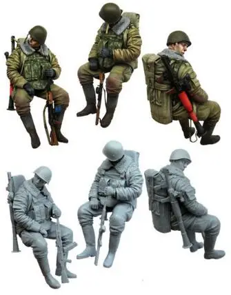 1/35 смоляная фигурка русского солдата 1 шт. модельные наборы