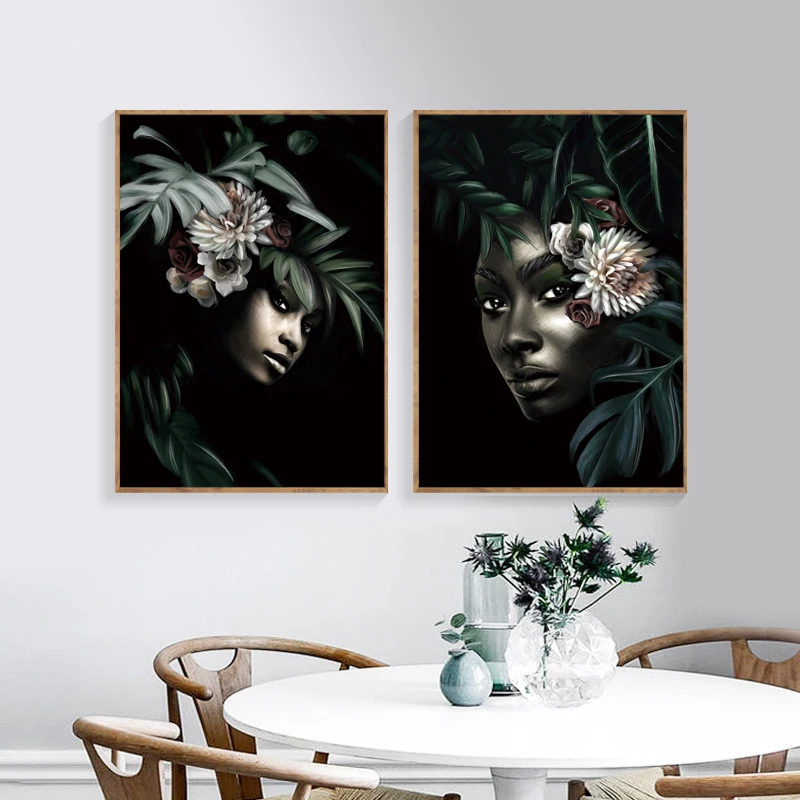 Скандинавские африканские художественные картины на холсте плакаты и принты