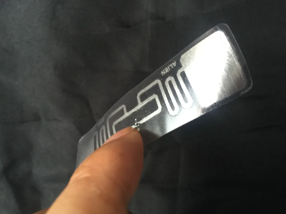 Наклейки alien 9662 UHF RFID с влажной инкрустацией не могут печатать 860 960 МГц 72*19 мм ISO 18000