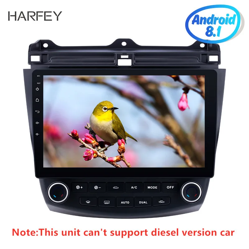 Автомобильная магнитола Harfey сенсорный экран 10 1 дюйма Android 8 HD 1024*600 GPS навигация