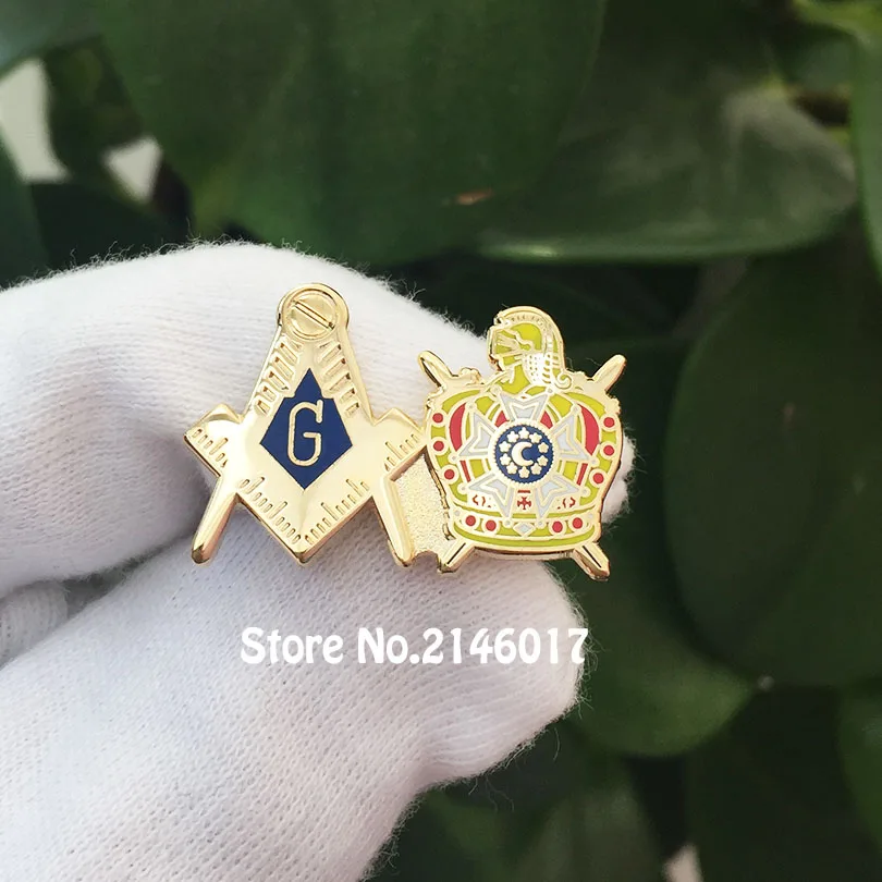 10 шт. брошь в виде масканов|masonic order|masonic badgemasonic pin badge |