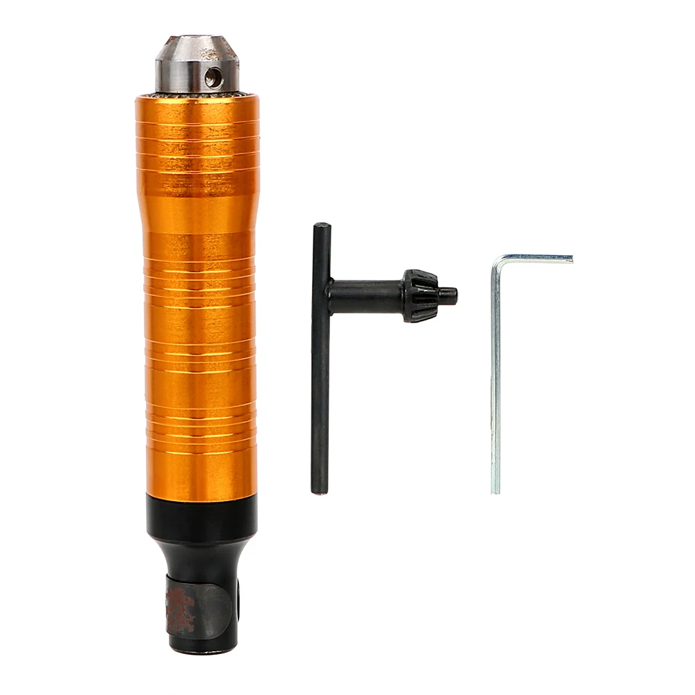 Yellow Drill Chuck DIYWORK электрический сверлильный шлифовальный станок роторные инструменты 4 мм Поворотный угловой шлифовальный инструмент гибкий вал трубки гибкий вал сверлильный патрон ключ - Цвет: Yellow Drill Chuck