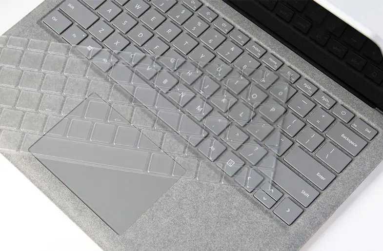 Для microsoft Surface Book 2 15 дюймов прозрачная клавиатура из ТПУ чехол Клавиатура для ноутбука водонепроницаемый Surfacebook 15,6 моющийся чехол