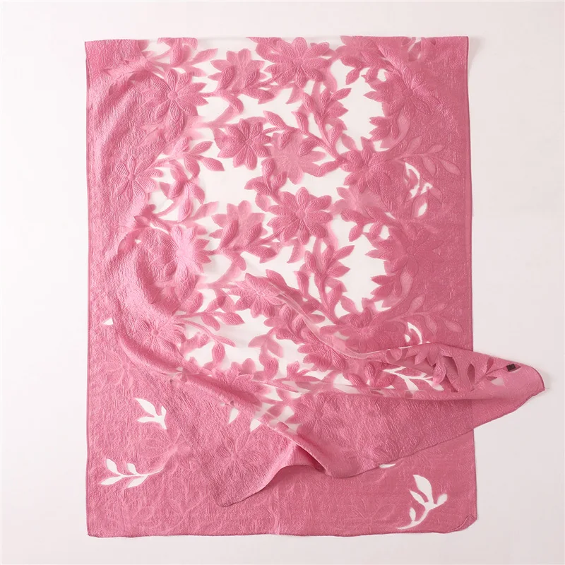 Роскошный бренд новинка 2019 модный летний шелковый шарф для женщин Длинный цветок