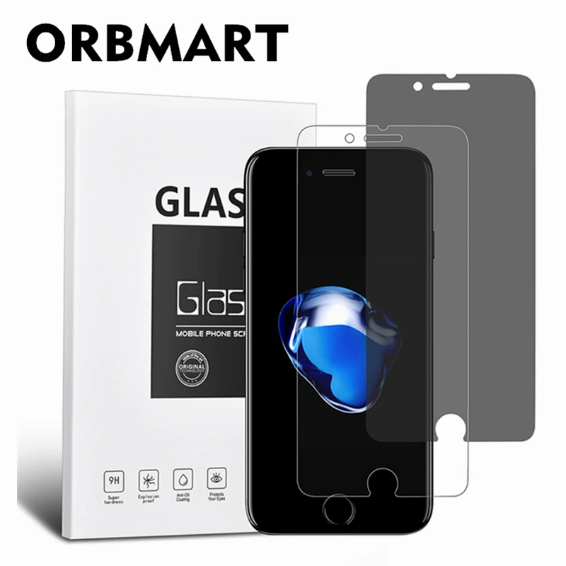 2 шт./компл. антишпионская защита для экрана ORBMART + ультра-прозрачное закаленное