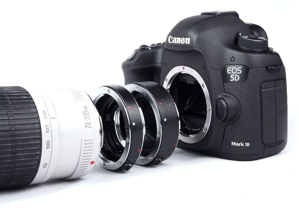 VILTROX металлическое Крепление Автофокус AF Макро адаптер для canon EOS 760D 80D 7D 5D4 5DSR камера с 12 мм+ 20 мм+ 36 мм удлинитель