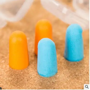 10pcs/lot Noise earplugs sleep noise mute anti - snoring ear plugs learning to use reduction | Красота и здоровье