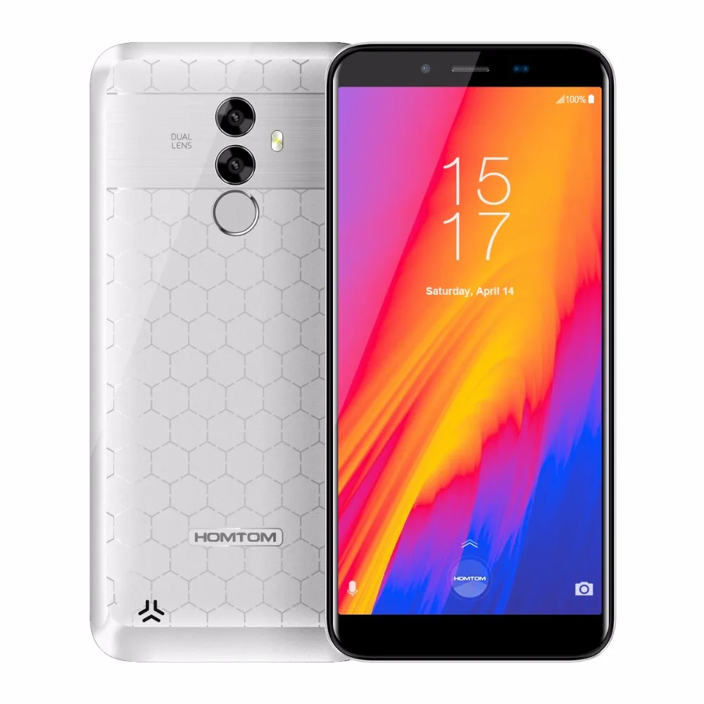 HOMTOM S99 Android 8 0 5 'ཎ:9 полный дисплей смартфон 4 + 64 ГБ MT6750 Восьмиядерный 6200 мАч
