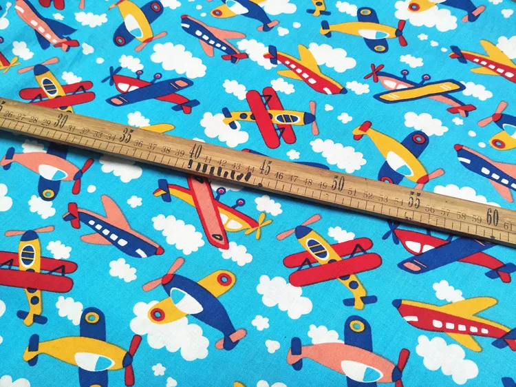 100x110 см любимая игрушка для мальчиков вертолет ткань хлопок простая швейная