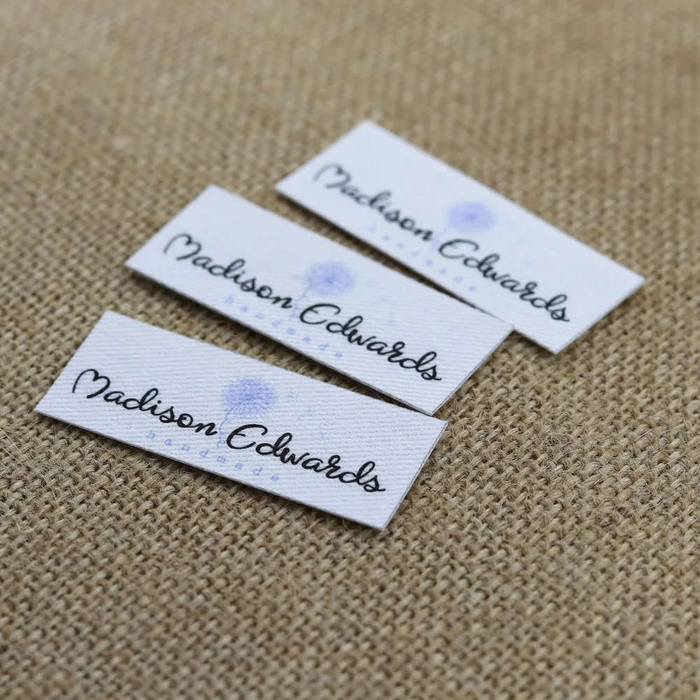 64 шт. пользовательские логотипы этикетки имя железа на этикетке бирки для одежды