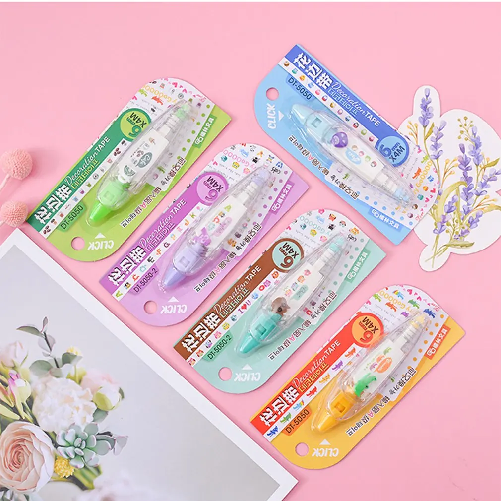 Creative Decorative Stationery Push Correction Tape Lace For Key Tags Student School Supplies Convenient | Канцтовары для офиса и