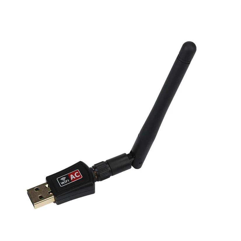 Factory price 600 Mbps Dual Band 2.4/5Ghz Wireless USB WiFi Network Adapter 802.11AC w/Antenna J09T|network adapter|wifi network adapteradapter
