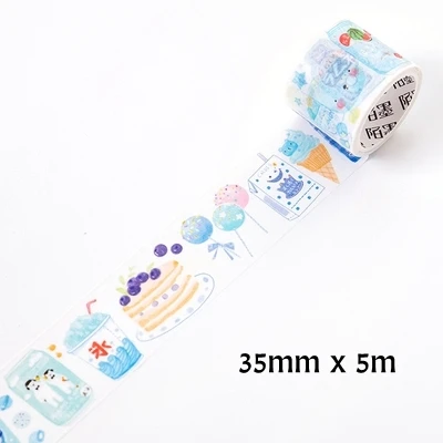 SIXONE 24 стиль Kawaii японский закуска декоративная лента мультфильм васи лента DIY скрапбук лента школа изысканные канцелярские подарки - Цвет: 17