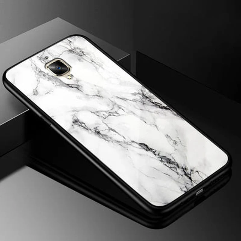 Для Oneplus 3T чехол 1+ 3T камень с персонажами из мультфильмов для телефона из закаленного стекла чехол Oneplus3T жесткая накладка на заднюю панель One plus 3T A3010 защитный чехол s