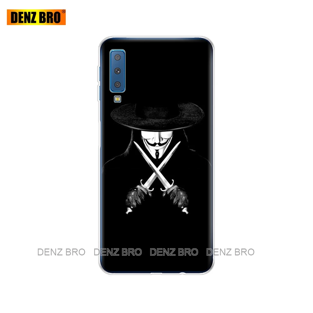 61767 Силиконовый чехол-накладка для samsung Galaxy A7 с красочным принтом для samsung A7 A750 A750F 6,0 дюймов - Цвет: 61767