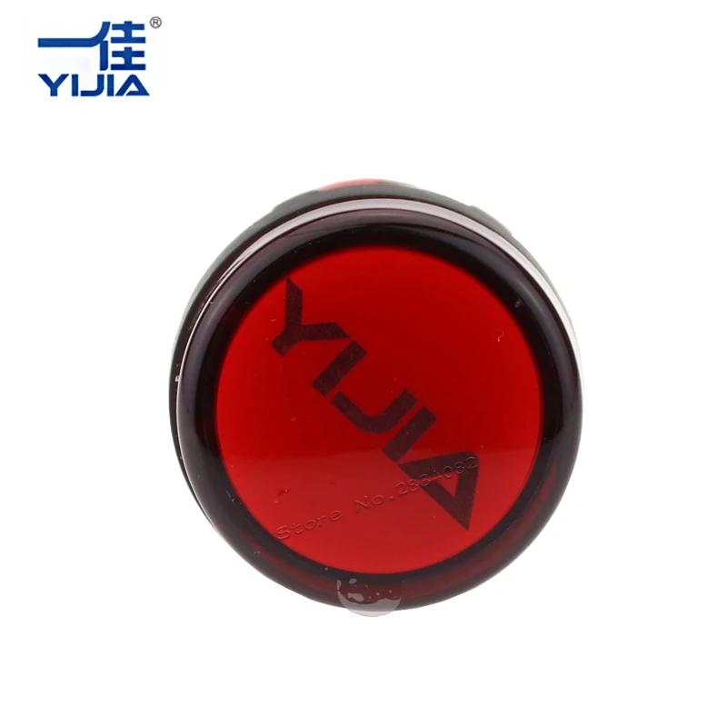 Светодиодная лампа индикатор короткого освещения 22 мм панель пилота AD16-22DS 6 в 12 В