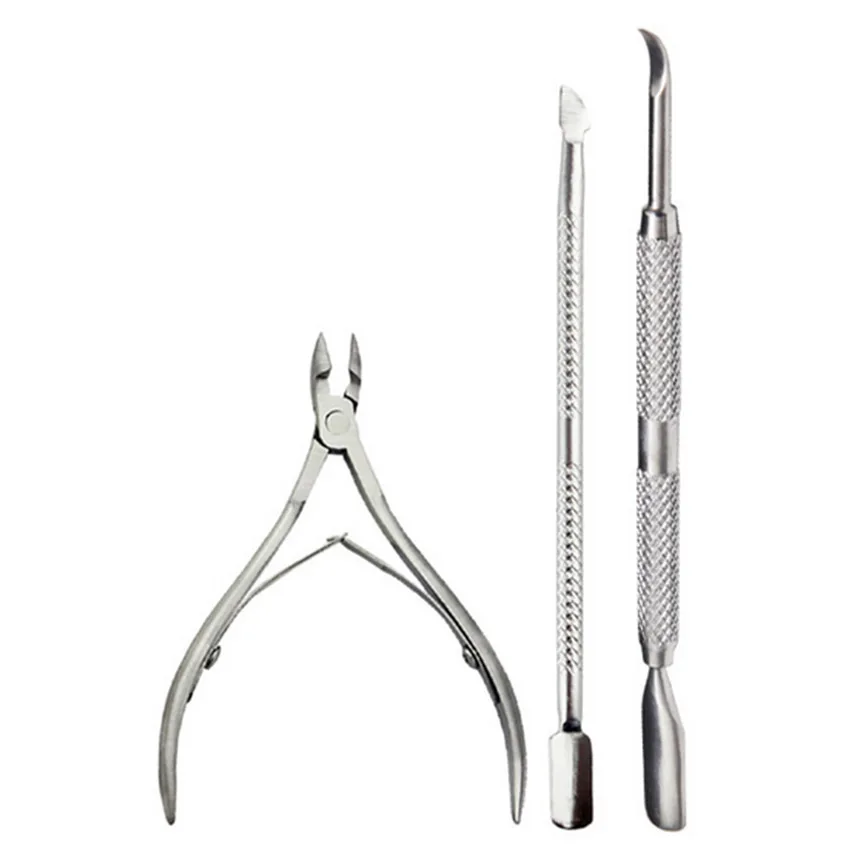 Плоскогубцы для дизайна ногтей 3 шт. профессиональная машинка стрижки кутикулы