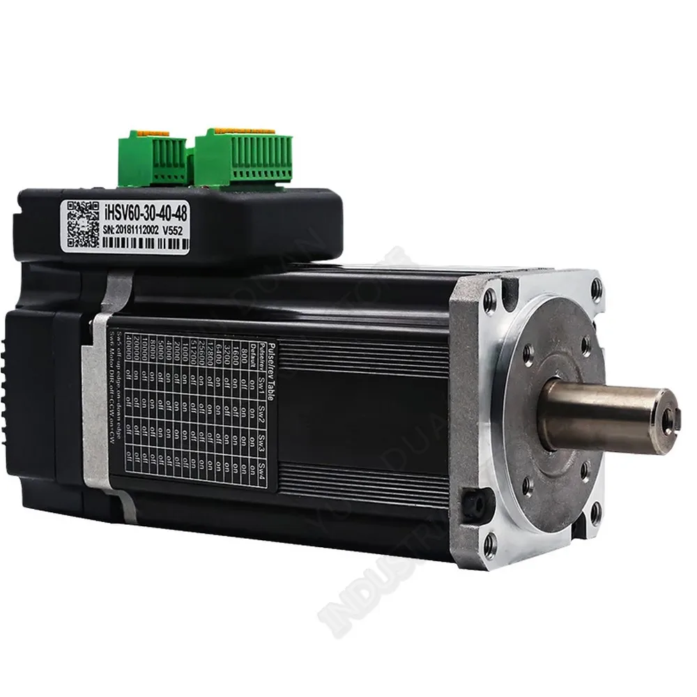 JMC интегрированный сервопривода 400W 1.27Nm 3000 об/мин 60 мм NEMA24 постоянного тока 48В 3PH DSP