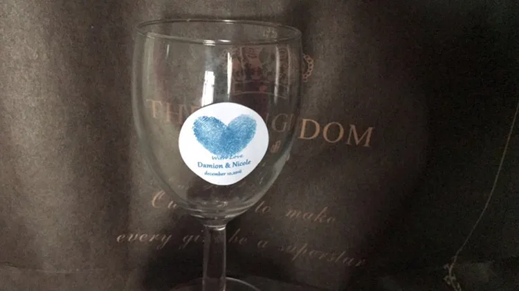 100 шт персонализированные бумажные наклейки для свадебного украшения подарочные