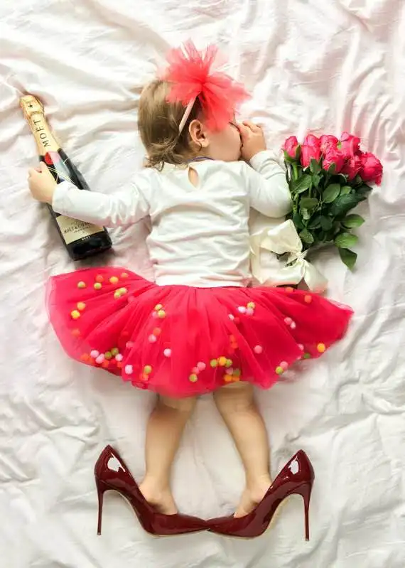 red На лето и весну для малышей, детская юбка для девочек для приготовления попкорна мини красочная юбка-пачка принцессы вечерние Тюль бальное платье для маленькой девочки, юбка-пачка s От 0 до 7 лет - Цвет: red