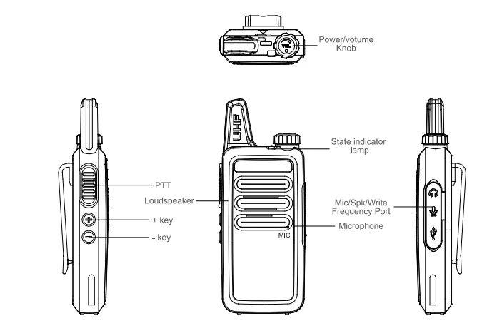 2 шт. Baofeng R5 Mini Wiress Walkie Talkie BF-R5 портативная двухсторонняя радиостанция коммуникатор ham радио трансивер Talkie Walkie