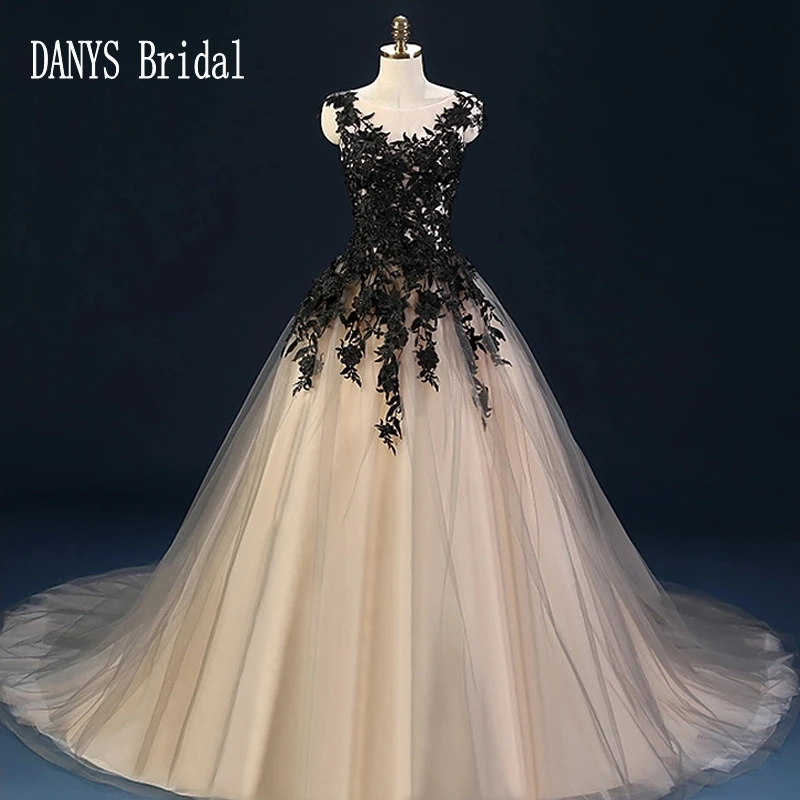 

Black Wedding Dresses Ball Gown Tulle Lace Wedding Gowns Weding Bridal Bride Dresses Weddingdress vestido de noiva