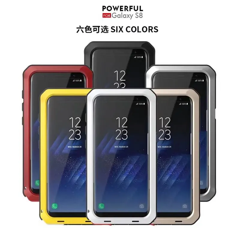 AKASO роскошный противоударный металлический алюминиевый корпус + Защитное стекло