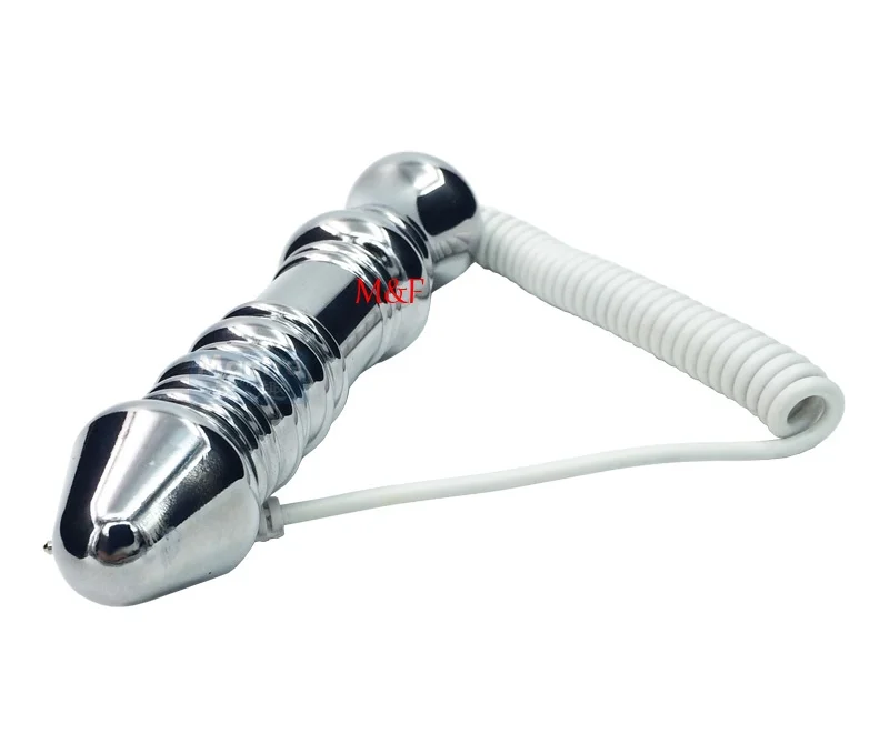 Металлический Электрический Женский мастурбатор электро шок Анальный