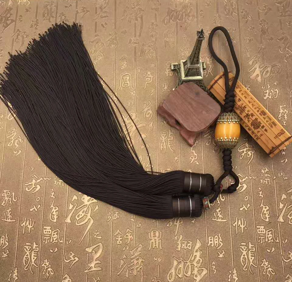 Kun Master прочный меч Тай-Чи или кунг-фу с кисточками для боевых искусств, меч с кисточками, пять цветов
