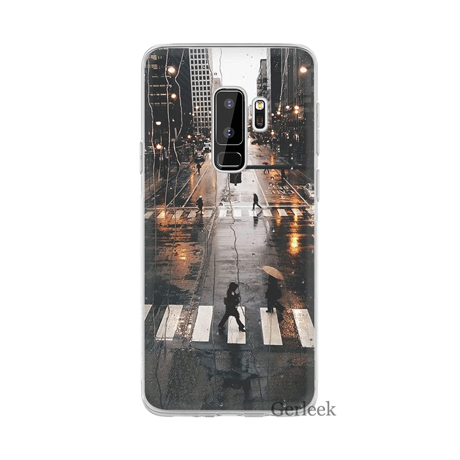 Чехол Desxz New York Landscape для Samsung Galaxy S3 S4 S5 S6 S7 Edge S8 S9 S10 Plus S10e | Мобильные телефоны и
