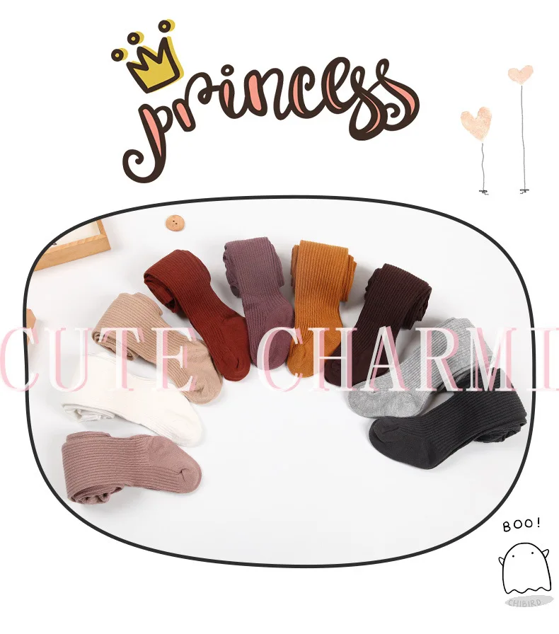 Baby Girls Kids Children Pantyhose autumn New style 0-6 Years Old Cotton girls Tights Stockings