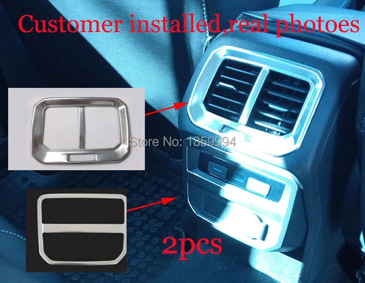 Armrest Rear Air Outlet Vent Cover Trim Interior Decoration matte FOR 2018 -2022 VW Tiguan mk2 | Mouldings