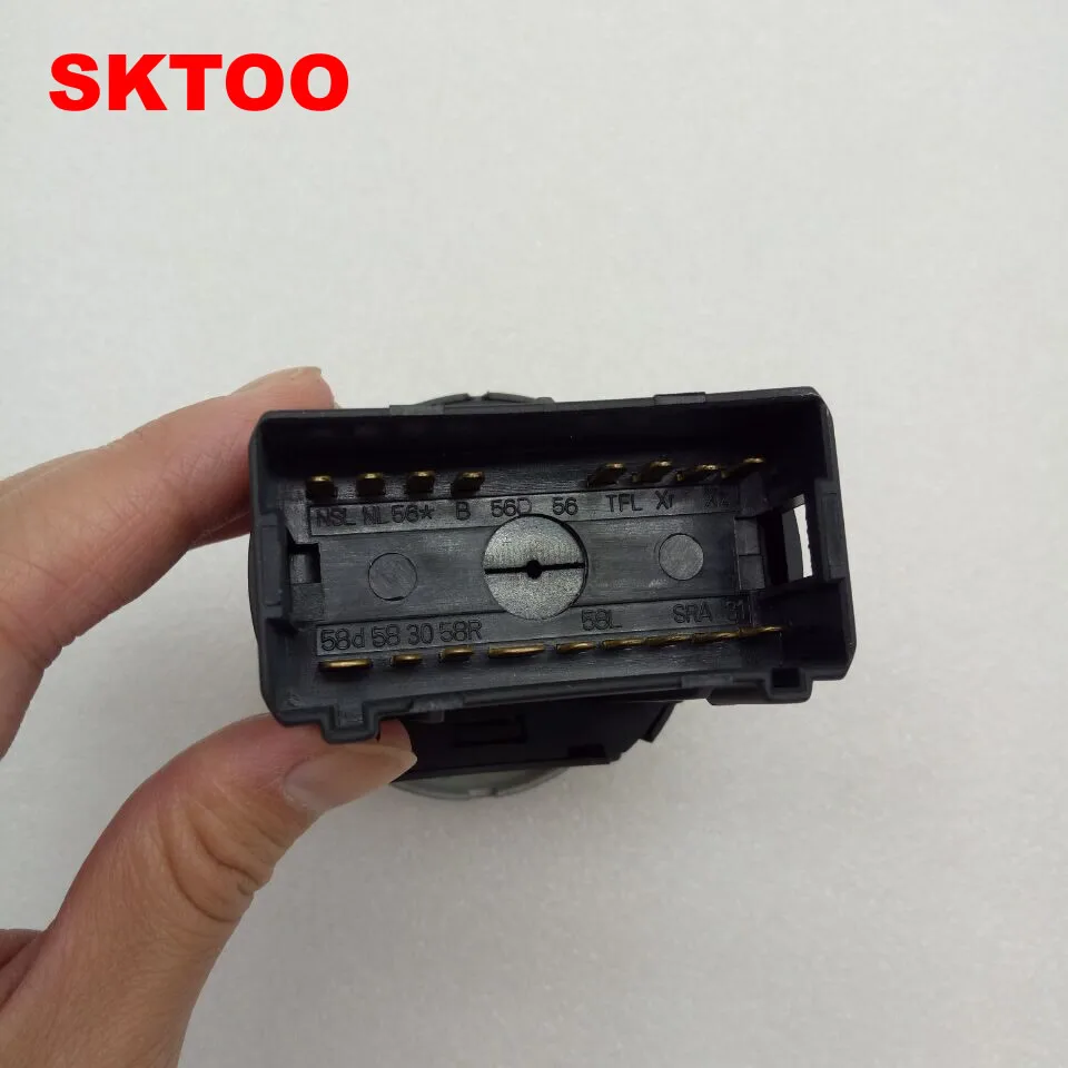 SKTOO для Фольксваген Гольф MK4 Jetta 4 Bora 1998 2008 Passat B5 хром переключатель фар