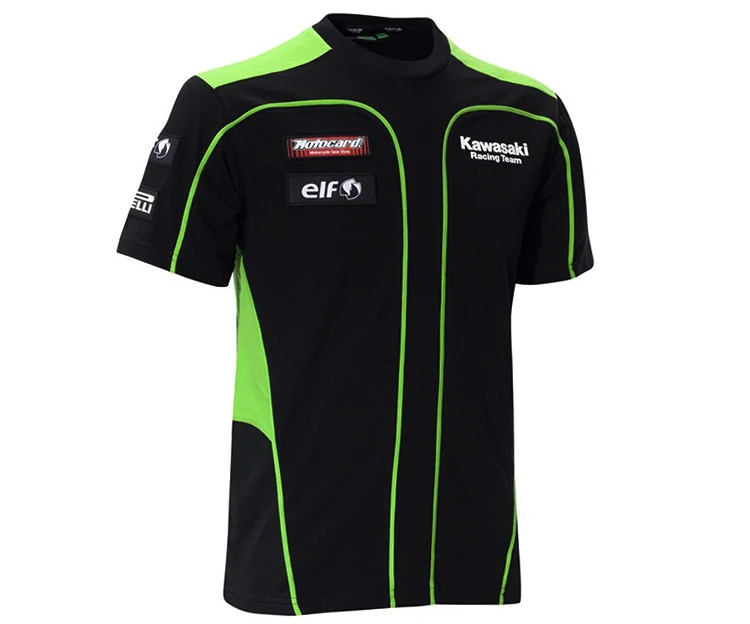 MOTO Kawasaki T-shirt Motorcycle Riding Team Racing Sport Men Classic T shirt | Автомобили и мотоциклы