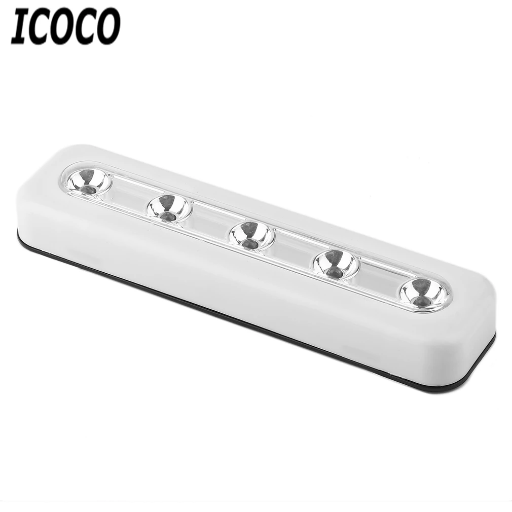 Новый настенный светильник ICOCO супер яркий беспроводной 5 светодиодов шкаф селфи