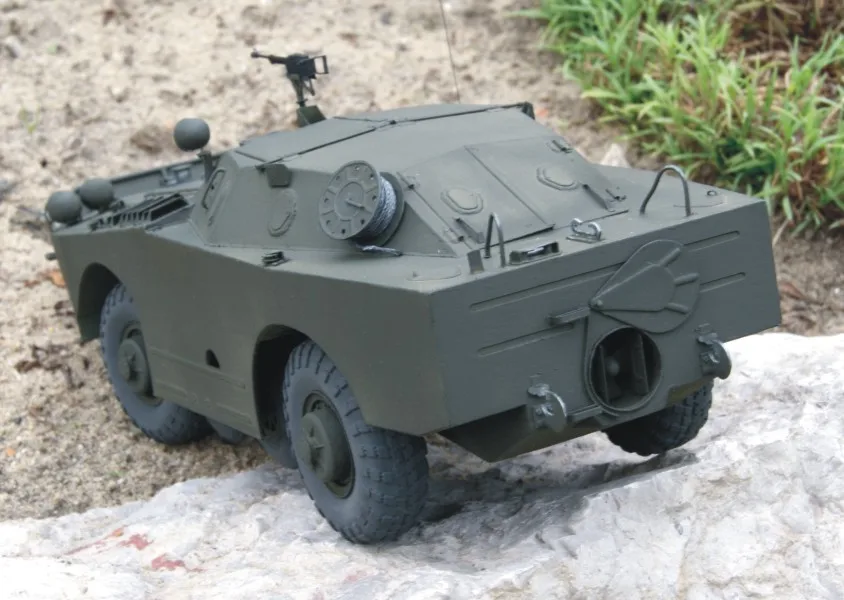 1:25 самодельная Бумажная модель советской амфибия патрульная машина от 1956
