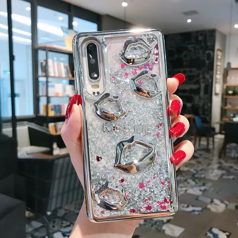 Чехол для Samsung galxy S10 Lite Жидкий чехол с блестками и зыбучим песком Plus |
