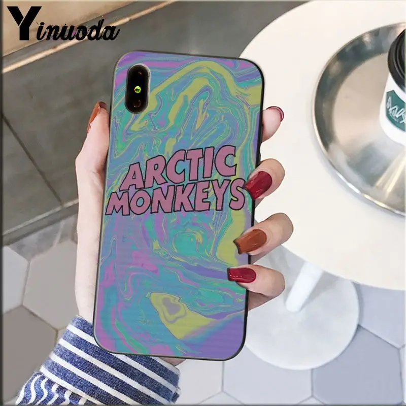 Yinuoda arctic monkeys красочные милые аксессуары для телефонов Чехол для iPhone X XS MAX 6 6S 7 7plus 8 8Plus 5 5S XR