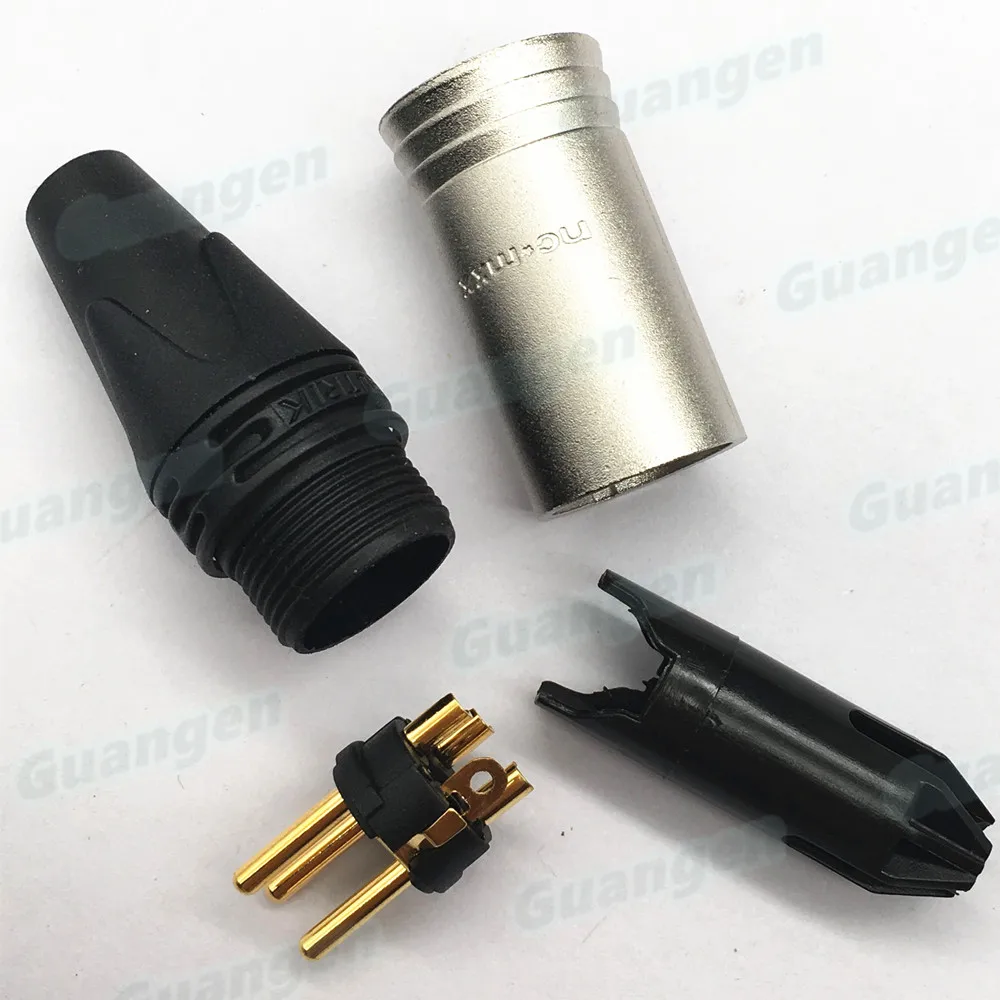 Высокое качество 80 шт./лот позолоченный 3Pin XLR разъем с 40 шт. NC3MXX и NC3FXX|Соединители| |