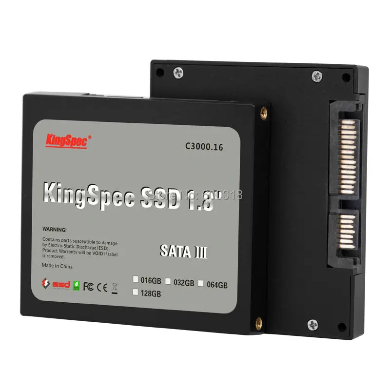 L Бренда Kingspec 1.8 "2 5-дюймовый SATA III II SSD 32 ГБ 4-канальный HDD Твердотельный Диск