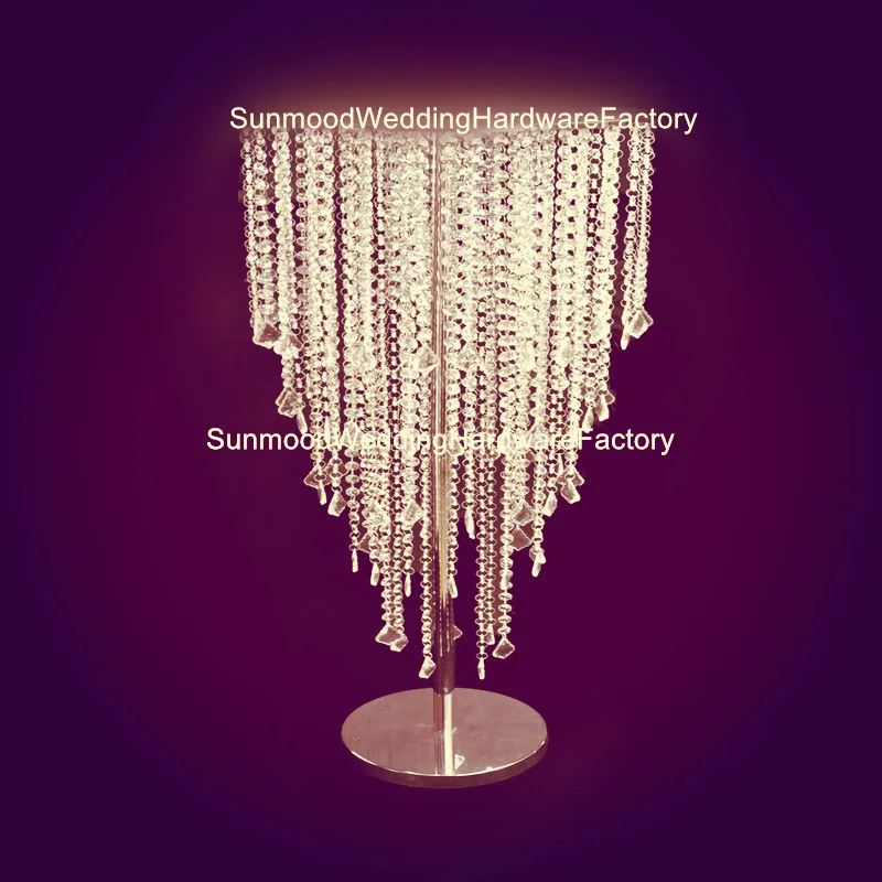 New style elegant acrylic crystal candelabra wedding decoration centerpieces yuson0056 | Дом и сад